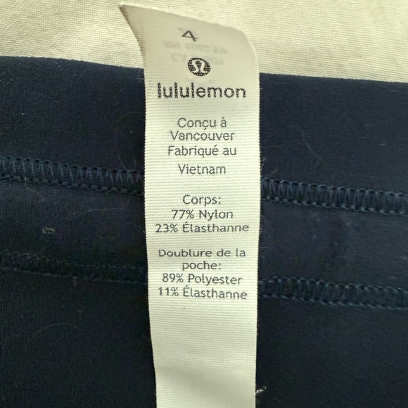 lululemon athletica Navy High-Waisted Leggings - Picture 4 of 4
